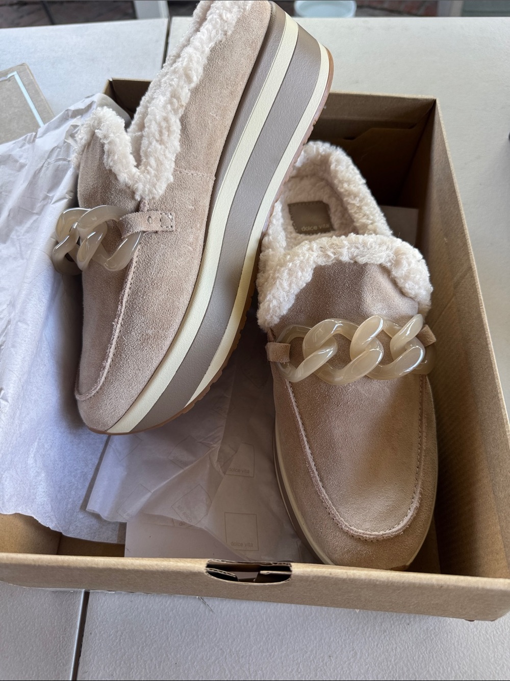Dolce Vita Jamey Plush Wedge Mule - Picture 3 of 6